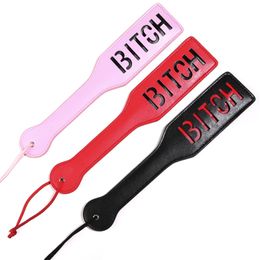 Slave Bitch Xoxo SM Slapping Paddle Spanking Flogger Beat onderdanige BDSM Kinky volwassen speelgoed voor koppels Sex Games 220429