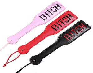 Slaaf Bitch XOXO SM Slapping Paddle Spanking Flogger Beat Onderdanig BDSM Kinky Volwassen Speelgoed Voor Koppels Seksspelletjes 2204296377069