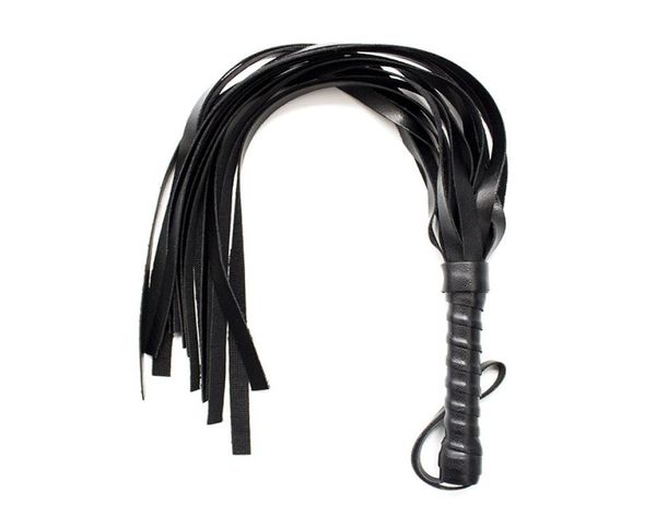 Esclave en cuir équitation fouets jeux pour adultes BDSM jouets sexuels pour femme Cockring Flogger Paddle fessée Bondage restrictions Whip1533509