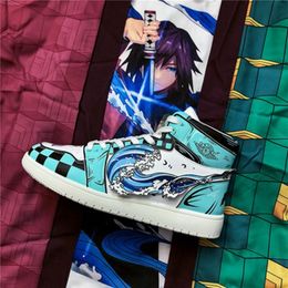 Slayer Theme Demon Dress Sneakers Rengoku Kyoujurou Agatsuma Zenitsu Cosplay schoenen Anime Accessoires Geschenk voor een vriend 2 EA88 E88