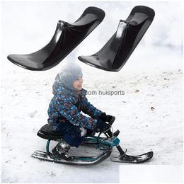 Rodelen 2 stuks Winter Stabiel Scooterwiel Accessoire Kindersport Skateboard Snowboards Slee Sneeuw Skiën Sleeën 231114 Drop De Dhltn