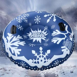 Rodelen 43in Sneeuw Buis Met Handvat Grotere Verdikte Opblaasbare Slee Ski Cirkel Skiën Board Voor Uitrustingen Speelgoed 230922