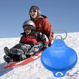 Sledding Kids Adult Sneeuw Sleds Sand Slider Draagbare Ski Pad Board Anti Skid Outdoor Grass Plastic Boards Ling 220831