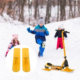 Luge luge Scooter Snowboard planche neige Balance vélo Ski enfants pièces universelles enfants équipement d'hiver Ski 231215
