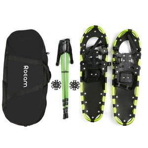 Sledding Snow Shoes Aluminum with Adjustable Poles Carry Bag for Women Men Winter Sport Snowshoes Accessories 230922