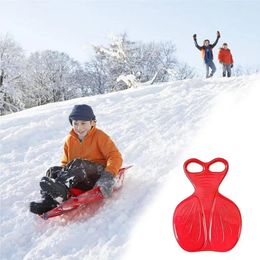 Trineo Snow Sled Board Tool Profesional Plástico Ski Pad Boards Deportes al aire libre Hierba Arena Toboggan Sliders Equipo deportivo 231101