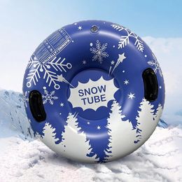 Sledding Snow Tube Tube de luge gonflable hiver Sports de plein air jouets 90 Cm Tube de luge à neige Tube de neige d'hiver robuste pour enfants adultes 231213