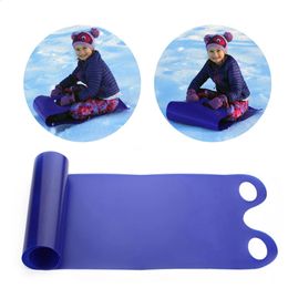 Luge Hiver Neige Luge Portable Pliable Snowboards Flexible Enroulable Planche De Ski Pour Enfants Adultes Luge Accessoires De Ski De Neige 231109