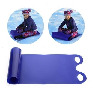 Luge Hiver Neige Luge Portable Pliable Snowboards Flexible Enroulable Planche De Ski Pour Enfants Adultes Luge Accessoires De Ski De Neige 231205