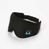 Casques de sommeil Bluetooth 5.0 Casque de masque oculaire 3D sans fil avec microphone pour les dormiers respirants de côté Appel de voyage et de musique