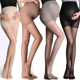 Sleep Lounge Collants Ultra fins réglables bas Leggings haute élasticité Ummer maternité femmes enceintes collants de grossesse 231018