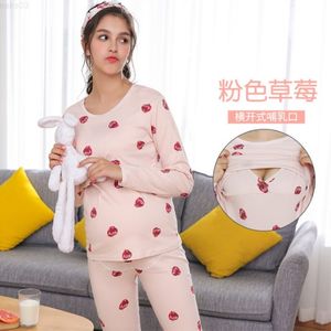 Sleep Lounge Spring Mallfeeding Maternity Clothes Nightgow J220823