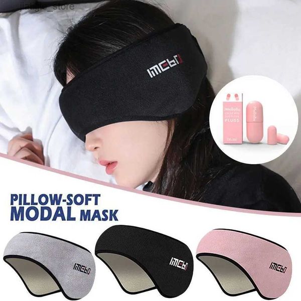 Máscaras de sueño 1 set Azculadores insonorizados para dormir Unisex Warmer Band de la cabeza de la cabeza del ski Muff Plaus de la banda para la cabeza de cabello Banda de la banda de pelo Y240401