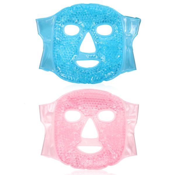 Masques de sommeil 2 Pcs Face Maskes Ice Pack Eye Asmr Stuff Femmes Cool Heat Compress Mask Packs 230729