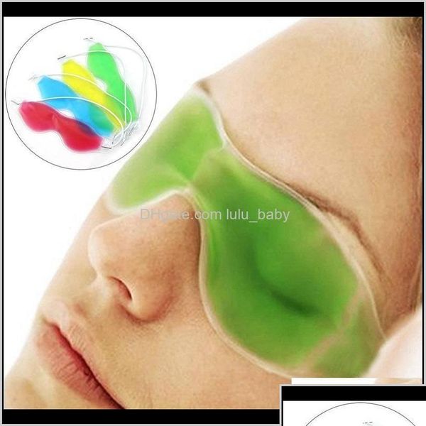 Máscaras para dormir 20 piezas Mezclar colores Hielo Máscara para ojos Sombreado Gafas de verano Aliviar la fatiga Eliminar las ojeras Paquete de gel Slee Vm0Dz Drop Delive Dhisa