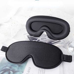 Slaapmaskers 3D Memory Foam Zijde Slaapmasker Zacht Dames Heren Ooglapjes Comfort Driedimensionaal ontwerp Gezichtsmasker Slaapmasker Nacht Ademend J230602