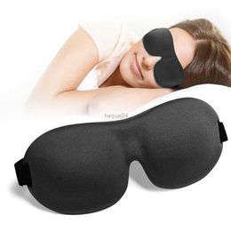 Masques de sommeil Masque de sommeil 3D, bandeau en coton stéréo pour hommes et femmes, voyage aérien, couverture des yeux, patchs pour le repos des yeux, soins de santé