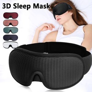 Masques de sommeil Masque pour les yeux de sommeil 3D bloque la lumière doux rembourré couverture d'ombre de voyage repos Relax sommeil bandeau pour les yeux masque de sommeil patch oculaire 230901