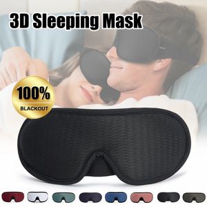 Masques de sommeil Masque de sommeil 3D bloque la lumière masque de sommeil rembourré doux pour les yeux Slaapmasker ombre à paupières bandeau aide au sommeil masque facial patch oculaire 231030