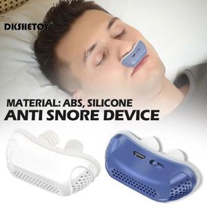 Masques de sommeil Dispositifs anti-ronflement électriques Double alimentation en air Vortex Arrêter le ronflement Portable Aide bien confortable 230920