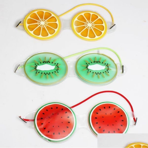 Máscaras de sueño gel ojo máscara de ojo fría en hielo calmante calmante de ojos cansados ​​almohadilla de cabeza skrnc eny8f entrega de entrega salud belleza visión cuidados dhau9