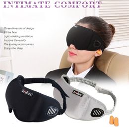 Masques de sommeil Portable 3D EyeShade Sleeping Eye Mask Eyepatch Rembourré Shade Cover Night Rest Bandage avec les yeux bandés 230729
