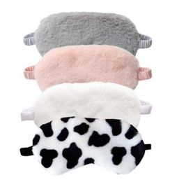 Slaapmaskers Zacht slaapmasker Slapende blinddoek Zachte pluche oogmaskers Cute Love Cloud Eye Cover Plush Mask Eyepatch Dutje Health Eye Cover J230602