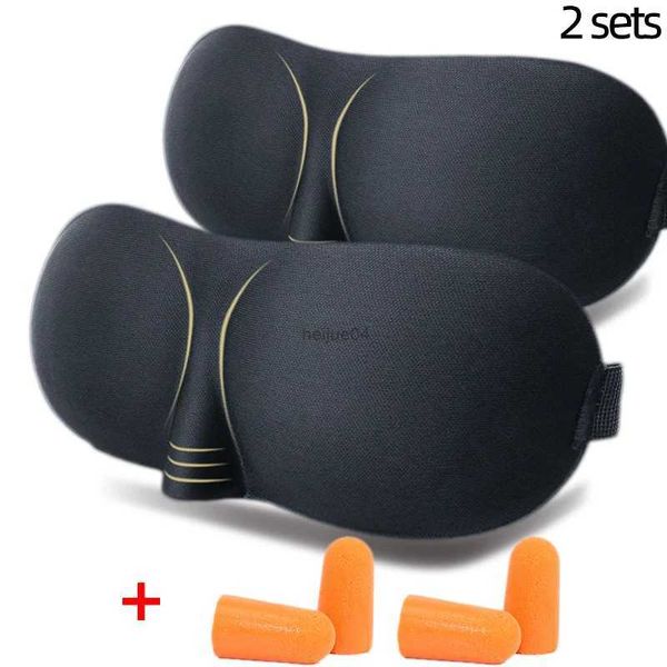 Máscaras para dormir Máscara para dormir 3D de color sólido Cubierta para ojos para dormir Suave y transpirable sin opresión Ayuda a dormir Máscara para dormir Nuevos tapones para los oídos gratis