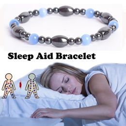 Sleep Bracelet Bracelet Man Femmes Magnétique Soins de santé Cat Stone pour un meilleur cadeau maghétique Jewerly 240423