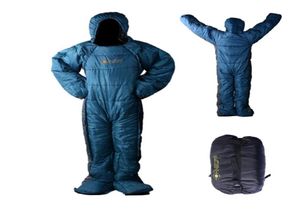 Sac de couchage épais et chaud, sac à dos simple humanoïde avec transport pour l'intérieur et l'extérieur, 6469069