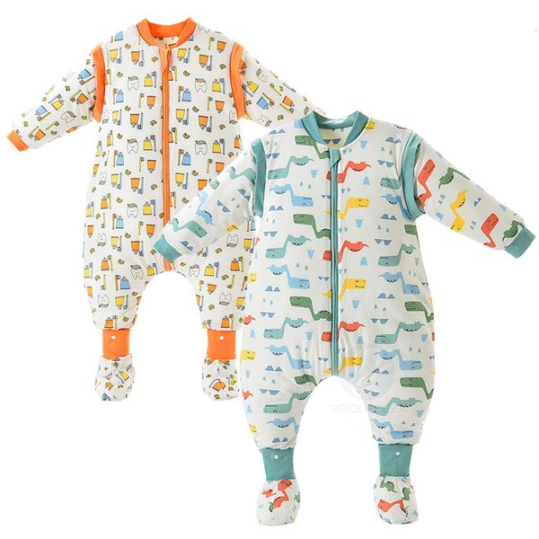 Sacos de dormir 2535 TOG Saco de dormir para bebé con pierna gruesa, cálida, extraíble, saco de manga larga para niño pequeño, ropa de cama, manta 230909