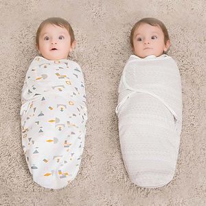 Gigoteuses Bébés nés Bébé Swaddle Wrap Enveloppe 100% Coton 06 Mois Couverture Swaddling Sleepsack 230601