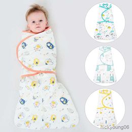 Schlafsäcke Babydecke Neugeborene Tasche Umschlag Wrap Swaddle weiche Baumwolle 0-12 Kindergarten R230614