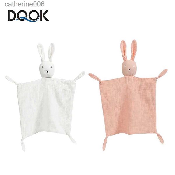 Sacos de dormir Bebé Algodón Muselina Edredón Manta Suave Recién nacido Muñecas para dormir Niños Moda Juguete para dormir Calmar Apaciguar Toalla Baberos L231225