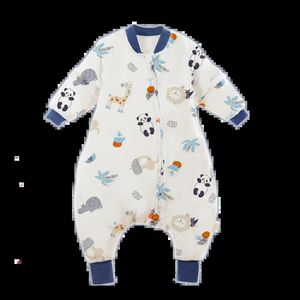 Slaapzakken Babyslaapzak Cartoon Kinderen Pyjama Infantil Spullen Voor Vier Seizoenen Katoen Peuter Zak Kindernachtkleding Beddengoed Jumpsuit 231215