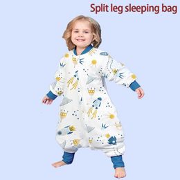 Sacs de couchage Sac De couchage bébé avec pieds pour enfants sac De couchage d'hiver pour bébés enfants sac De couchage bébé jambes fendues Saco De Dormir Infantil 231114