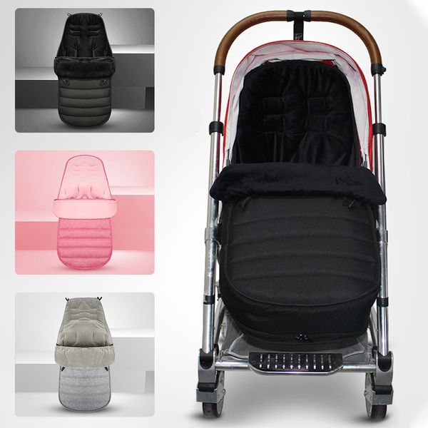 Sacs de couchage Bébé poussette sac né coupe-vent coussin chancelière landau sacs de nuit infantile hiver chariot sommeil sac voiture pour bébés 230914