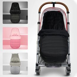 Sacs de couchage Bébé poussette sac de couchage né coupe-vent coussin chancelière landau sacs de nuit infantile hiver chariot sac de couchage sacs de voiture pour bébés 231031