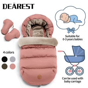 Sacs de couchage bébé hiver sac isolé couvre-pieds pour enfants poussette coupe-vent chaud épais coton Pad 230914
