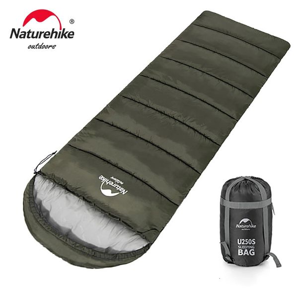 Sacs de couchage sac ultraléger hiver coton chaleur Double personne épissable Camping 231208