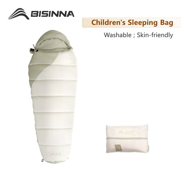 Sacs de couchage BISINNA couverture de dessin animé pour enfants sac de couchage de Camping pour cadeaux d'anniversaire pour enfants épais 1 pièce couvre-lit sur le lit animaux dorment 231113
