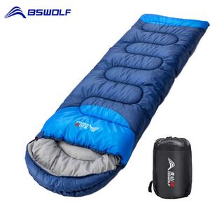 Sacs de couchage BSWOLF Camping sac de couchage ultraléger imperméable 4 saisons enveloppe chaude sac de couchage sacs de couchage pour voyage en plein air randonnée T221028