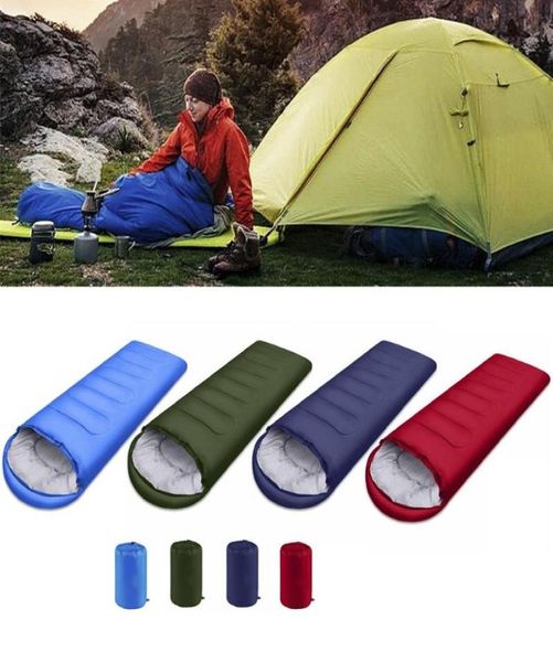 Bolsas de dormir Bolsa de camping Ultraligero impermeable 4 temporada Solo sobre cálido Mochila para viajes al aire libre Senderismo 3495817