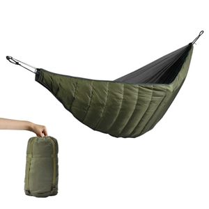 Sacs de couchage Camping coton hamac Portable extérieur chaud sac de couchage multifonctionnel hamac couverture pour randonnée pique-nique arrière-cour PatioL231226