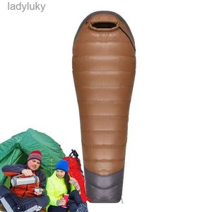 Slaapzakken Camping Ultralight Slaapzak Dons Waterdichte Luie Tas Draagbare Opslag Compressie Slaapzak Reizen Diversen BagL240111