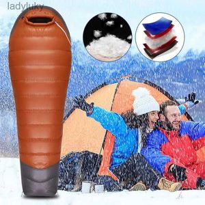 Sacs de couchage sac d'hiver à température froide sac de Camping en duvet momie L240112