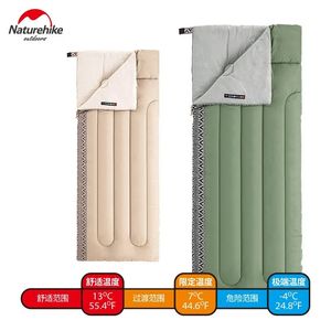 Slaapzakken Comfortabele katoenen slaapzak Ultralight Outdoor Camping Gesplitste slaapzak voor volwassenen Wasbaar slaapdekbed 231018