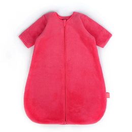 Slaapzakken Koraal Fluweel Babyslaapzak Afneembare mouw Slaapzak voor kinderen Winter Warme babyslaapzakken Anti Kick Quilt geboren Inbakeren 231129