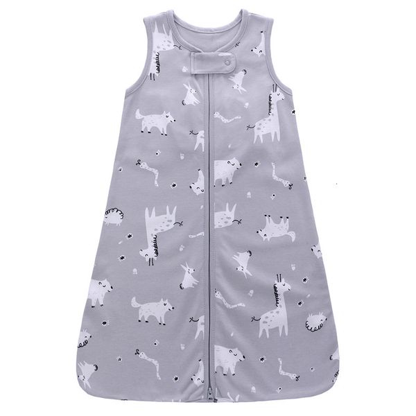 Sacos de dormir Algodón Bebé Chaleco sin mangas Bolsa Niños Pijamas AntiKicking Cocoon Para nacido Sobre Saco de dormir Ropa de cama 03 Años 230601