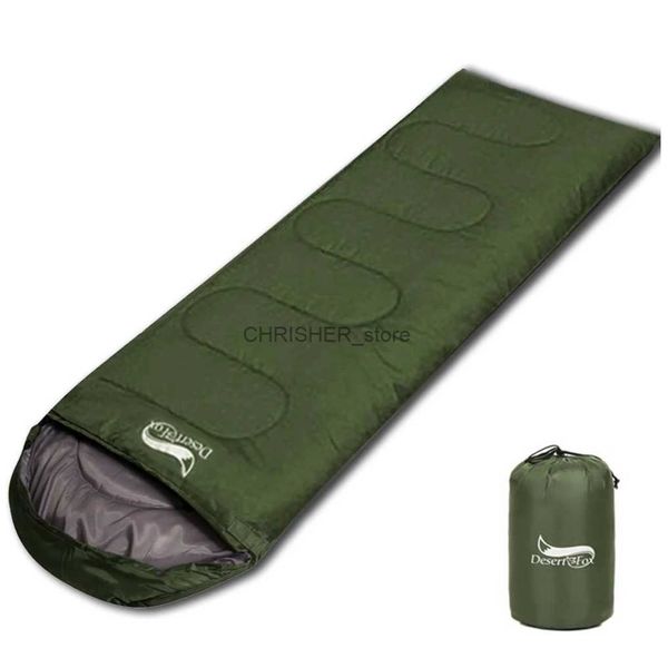 Sacs de couchage Sac de couchage ultraléger désert Camping sacs de couchage légers portables randonnée escalade chasse sacs à dos avec sac L231226